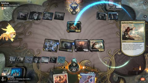 Watch MTG Arena Video Replay - Raffine, Scheming Seer by saitama VS Rusko, Clockmaker by Kujabuja - Historic Brawl