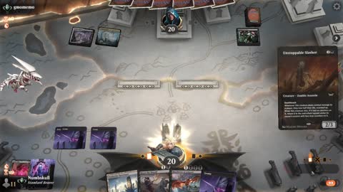Watch MTG Arena Video Replay - Mono Black Aggro by Numbskull VS Esper Midrange by gmomemo - Traditional Standard Ranked