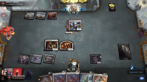 Watch MTG Arena Video Replay - Orzhov Midrange by CunicoliGoblin VS Boros Aggro by Simone Gallina - Traditional Historic Ranked