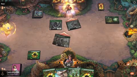Watch MTG Arena Video Replay - Mono Green Midrange by CunicoliGoblin VS Mono Green Midrange by Baaz - MWM Standard Pauper