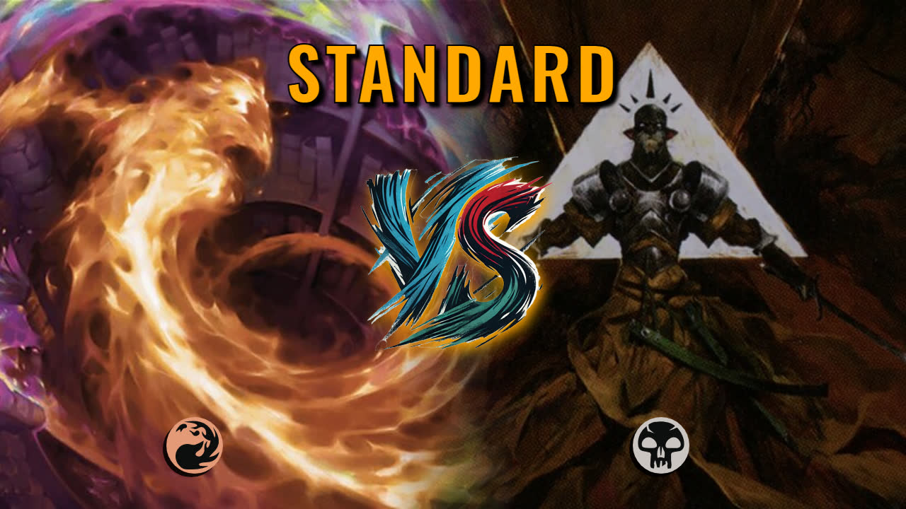 Watch MTG Arena Standard Video - Mono Red Midrange by CunicoliGoblin VS Mono Black Control by Konishi - 64f743