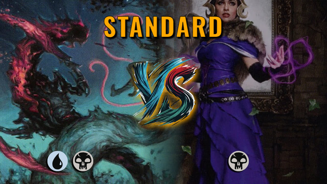 Watch MTG Arena Standard Video - Dimir Midrange by HamHocks42 VS Mono Black Control by Mad Max V - 099498