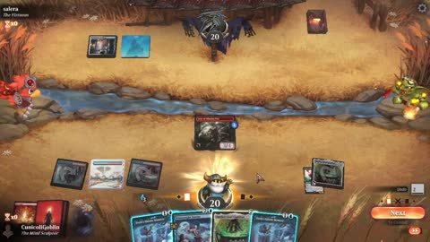 Watch MTG Arena Video Replay - Izzet Midrange by CunicoliGoblin VS Jeskai Midrange by salera - Standard Event
