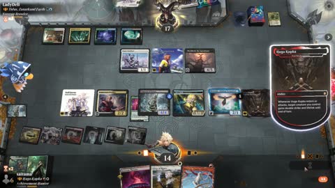 Watch MTG Arena Video Replay - Tymna the Weaver by saitama VS Thrasios, Triton Hero by LadyDeli - Historic Brawl
