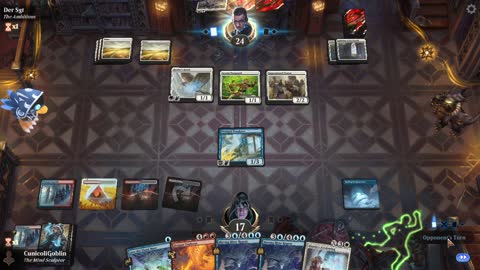 Watch MTG Arena Video Replay - Jeskai Control by CunicoliGoblin VS Mono White Aggro by Der Sgt - Alchemy Play