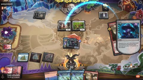 Watch MTG Arena Video Replay - Izzet Midrange by CunicoliGoblin VS Mono White Aggro by panautomatic - Alchemy Play