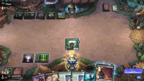 Watch MTG Arena Video Replay - Golgari Midrange by DamienF16 VS Golgari Midrange by Plague - Premier Draft