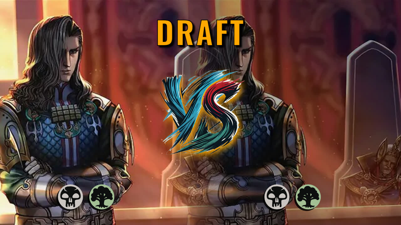 Watch MTG Arena Draft Video - Golgari Midrange by DamienF16 VS Golgari Midrange by Plague - 24c947