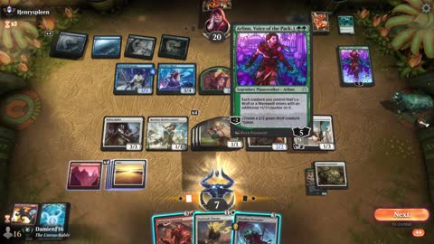 Watch MTG Arena Video Replay - Boros Aggro by DamienF16 VS Simic Midrange by Henryspleen - Premier Draft