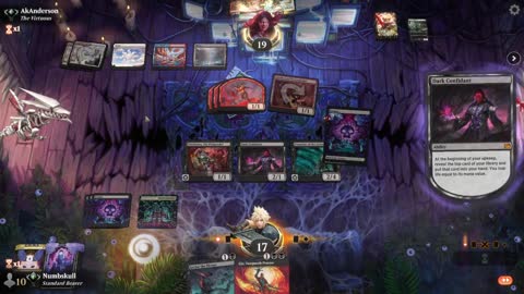 Watch MTG Arena Video Replay - Mono Black Aggro by Numbskull VS Jeskai Aggro by AkAnderson - Standard Ranked