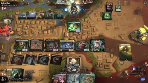 Watch MTG Arena Video Replay - Slimefoot and Squee by saitama VS Mythweaver Poq by LeGurther - Historic Brawl