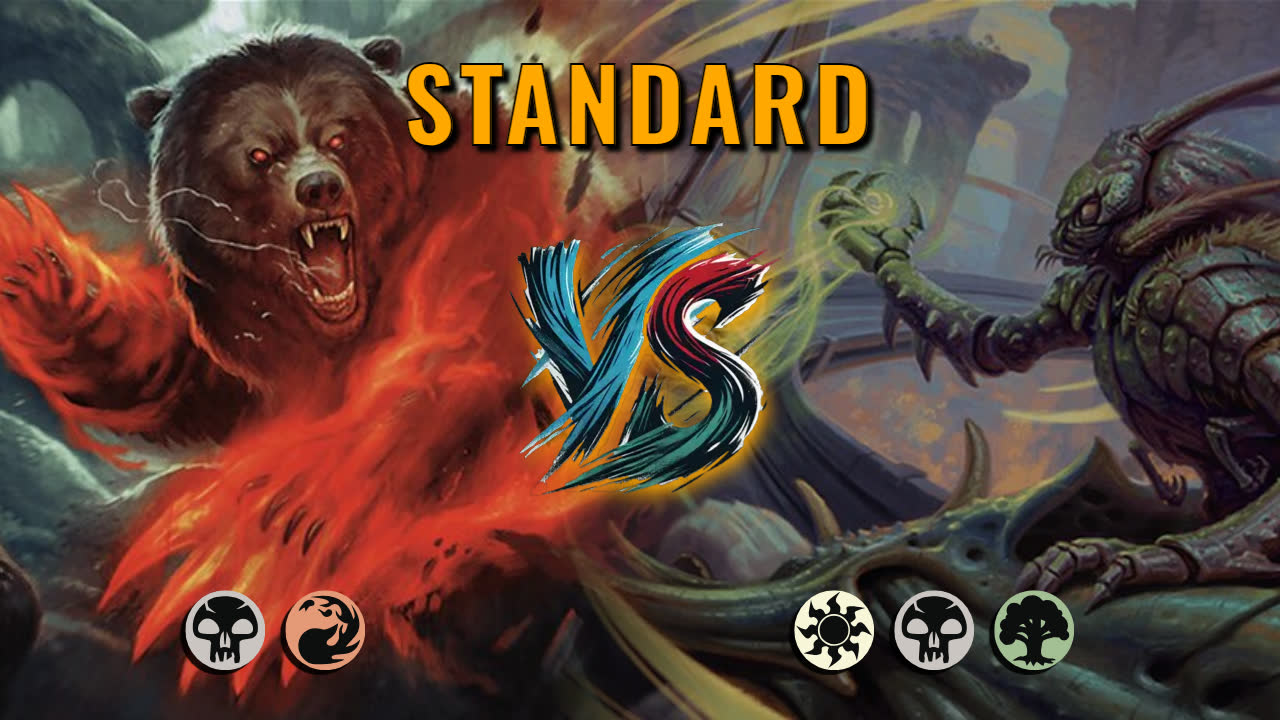 Watch MTG Arena Standard Video - Rakdos Aggro by Yhwach VS Abzan Midrange by mrussoatx - a08865