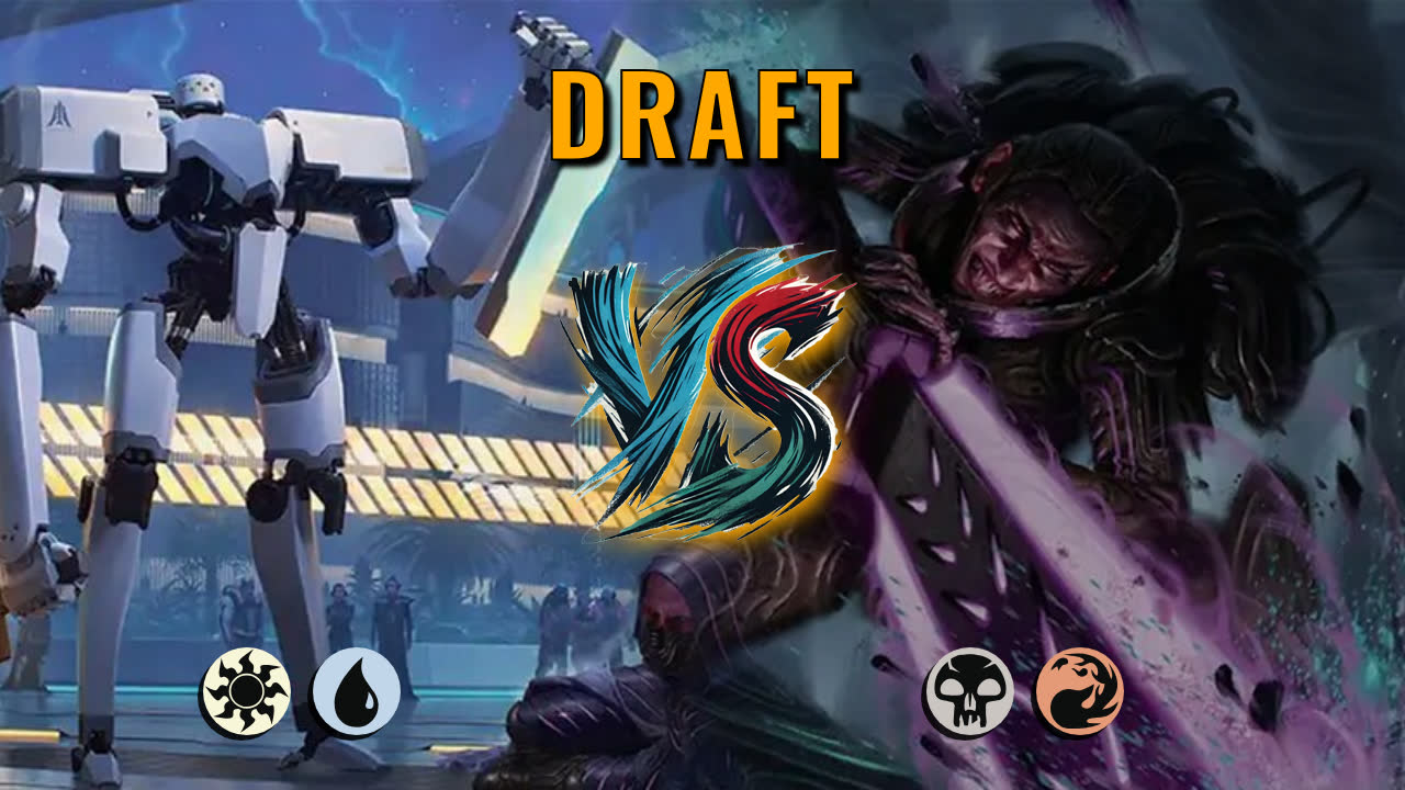 Watch MTG Arena Draft Video - Azorius Midrange by DamienF16 VS Rakdos Aggro by Stillsteveman - d76e5e
