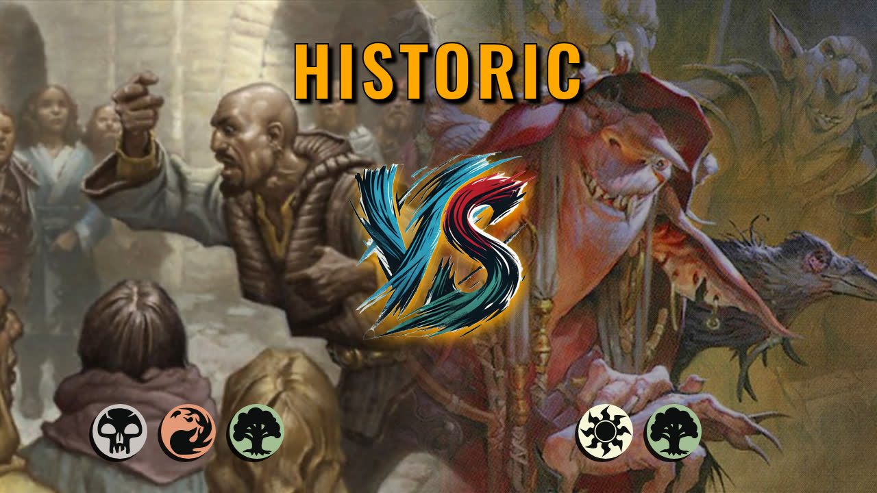 Watch MTG Arena Historic Video - Jund Aggro by CunicoliGoblin VS Selesnya Aggro by miq - 040de1