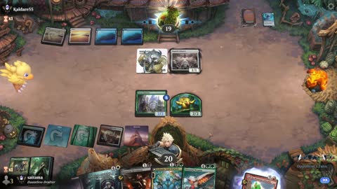 Watch MTG Arena Video Replay - 5 Color Midrange by saitama VS Azorius Midrange by Kaldare55 - Premier Draft