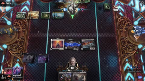 Watch MTG Arena Video Replay - Mono Black Midrange by Numbskull VS Bant Midrange by Austin  - Traditional Standard Ranked