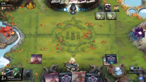 Watch MTG Arena Video Replay - Mono Red Midrange by saitama VS Gruul Midrange by nraK - Timeless Play