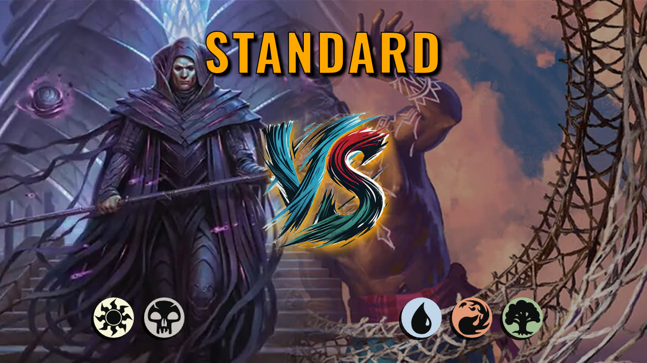 Watch MTG Arena Standard Video - Orzhov Aggro by CunicoliGoblin VS Temur Midrange by desmostylus3 - 99c7ba