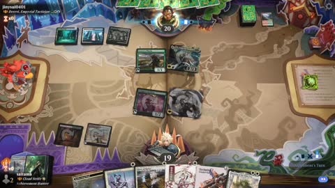 Watch MTG Arena Video Replay - Najeela, the Blade-Blossom by saitama VS Derevi, Empyrial Tactician by jinysui0401 - Historic Brawl