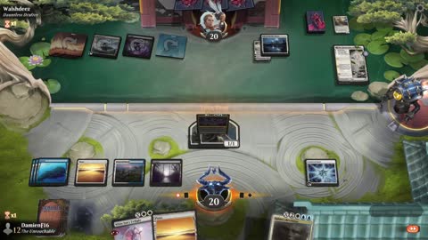 Watch MTG Arena Video Replay - WUBG Midrange by DamienF16 VS Azorius Midrange by Walshdeez - Chromatic Cube Draft