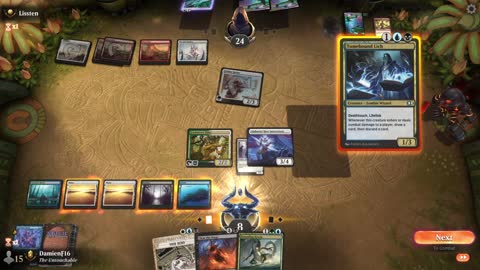 Watch MTG Arena Video Replay - WUBG Midrange by DamienF16 VS Boros Midrange by Lissten - Premier Draft