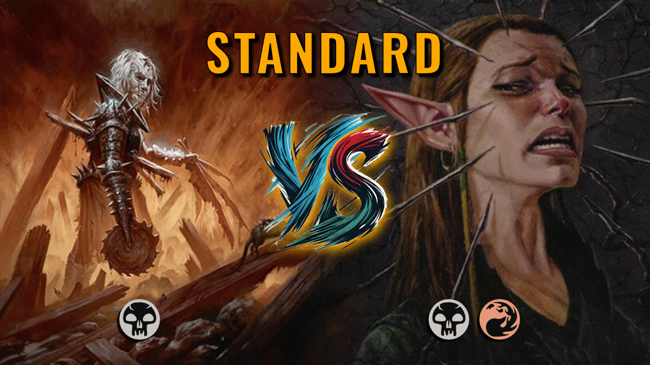 Watch MTG Arena Standard Video - Mono Black Midrange by Numbskull VS Rakdos Midrange by Grense - 9ba397