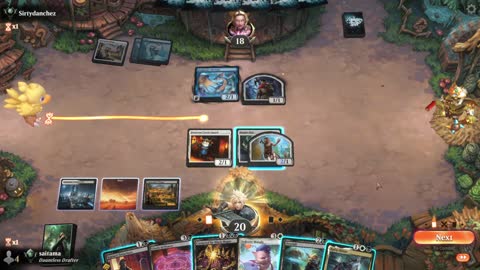 Watch MTG Arena Video Replay - Esper Midrange by saitama VS Esper Midrange by Sirtydanchez - Premier Draft