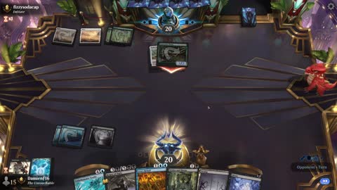 Watch MTG Arena Video Replay - Dimir Midrange by DamienF16 VS Selesnya Midrange by fizzysodacap - Premier Draft
