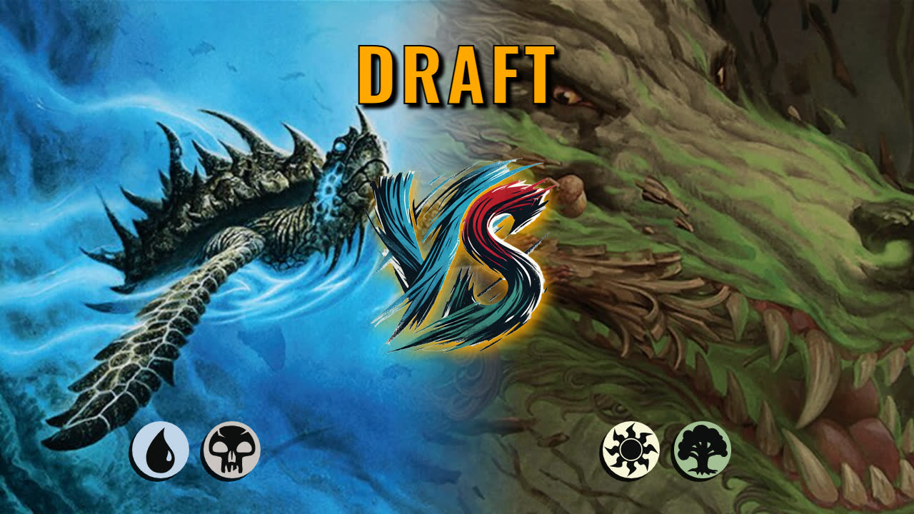 Watch MTG Arena Draft Video - Dimir Midrange by DamienF16 VS Selesnya Midrange by fizzysodacap - 6e2c4a