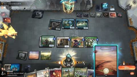 Watch MTG Arena Video Replay - Sythis, Harvest's Hand by saitama VS Emry, Lurker of the Loch by Smarty9935 - Historic Brawl