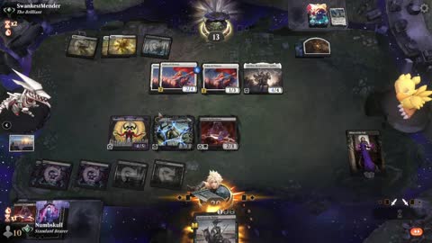 Watch MTG Arena Video Replay - Mono Black Midrange by Numbskull VS Mono White Aggro by SwankestMender - Traditional Pioneer Ranked