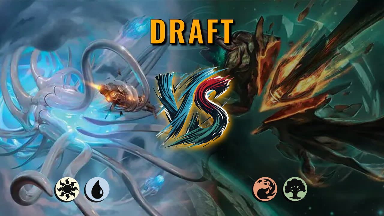 Watch MTG Arena Draft Video - Azorius Midrange by DamienF16 VS Gruul Midrange by Brother Lund - a8b905