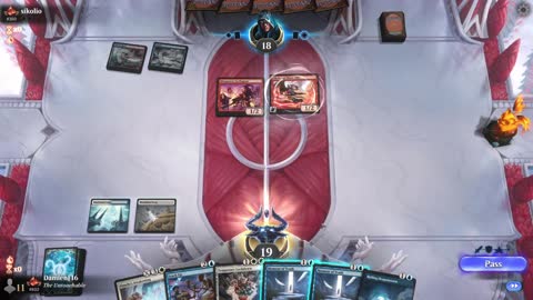 Watch MTG Arena Video Replay - Azorius Midrange by DamienF16 VS Izzet Aggro by sikolio - Traditional Standard Ranked