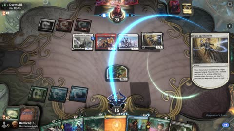 Watch MTG Arena Video Replay - Sultai Midrange by DamienF16 VS Boros Aggro by Duress88 - Arena Cube Draft