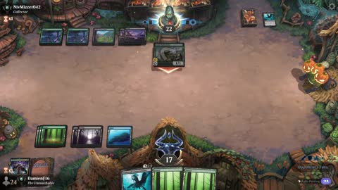 Watch MTG Arena Video Replay - Sultai Midrange by DamienF16 VS Golgari Aggro by NivMizzet042 - Premier Draft