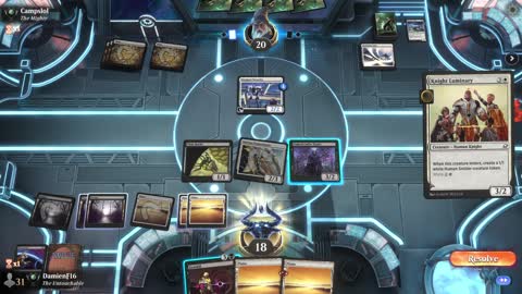 Watch MTG Arena Video Replay - Orzhov Midrange by DamienF16 VS Mono White Midrange by Campslol - Premier Draft