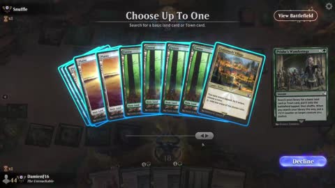 Watch MTG Arena Video Replay - Selesnya Midrange by DamienF16 VS Sultai Midrange by Snuffle - Premier Draft