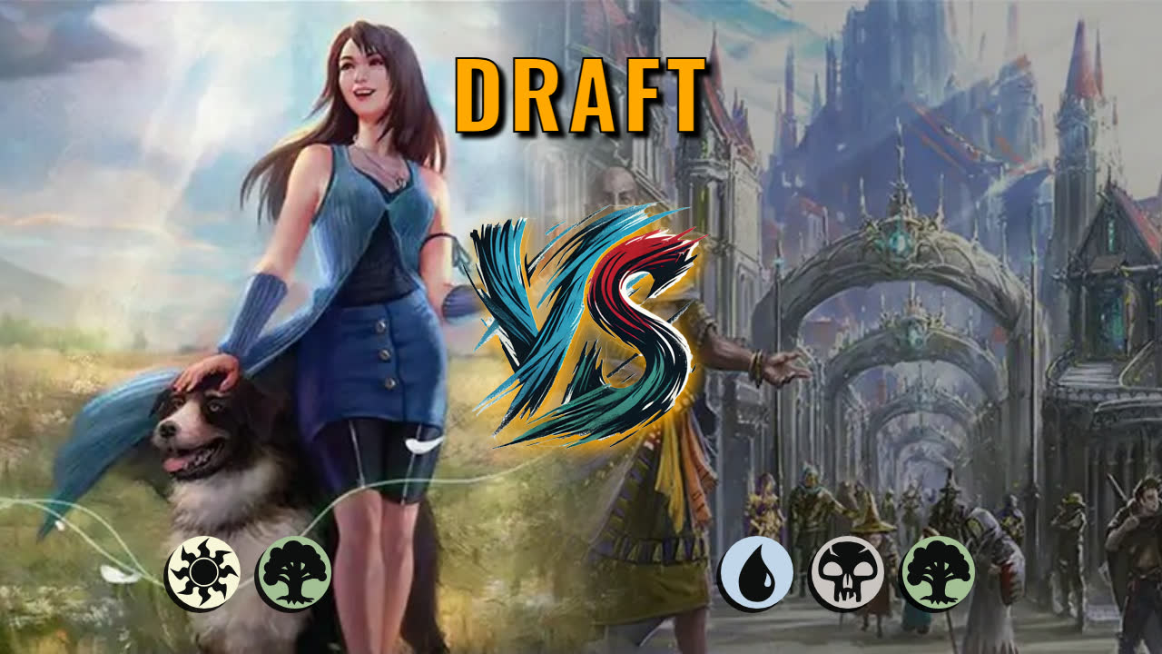 Watch MTG Arena Draft Video - Selesnya Midrange by DamienF16 VS Sultai Midrange by Snuffle - 2a82dc