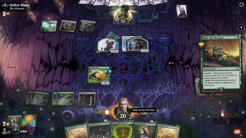Watch MTG Arena Video Replay - Mono Green Aggro by utku VS Selesnya Aggro by Hollow Blame - Standard Ranked
