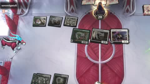 Watch MTG Arena Video Replay - Naya Midrange by HamHocks42 VS Selesnya Aggro by sovereignty8 - Standard Play