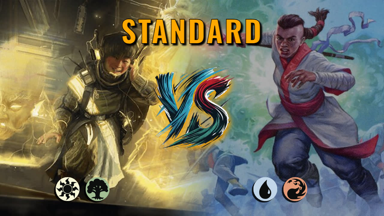 Watch MTG Arena Standard Video - Selesnya Aggro by DeadWeight VS Izzet Aggro by Baek - f5b52b
