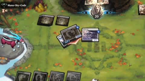 Watch MTG Arena Video Replay - Bant Midrange by HamHocks42 VS Mono White Aggro by Mana-Sky-Code - Standard Ranked