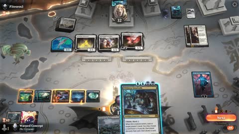 Watch MTG Arena Video Replay - Dimir Midrange by Warped Concept VS Mono White Aggro by P3teoros3 - Standard Ranked