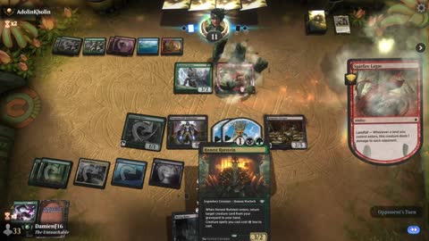 Watch MTG Arena Video Replay - Sultai Midrange by DamienF16 VS Gruul Midrange by AdolinKholin - Premier Draft