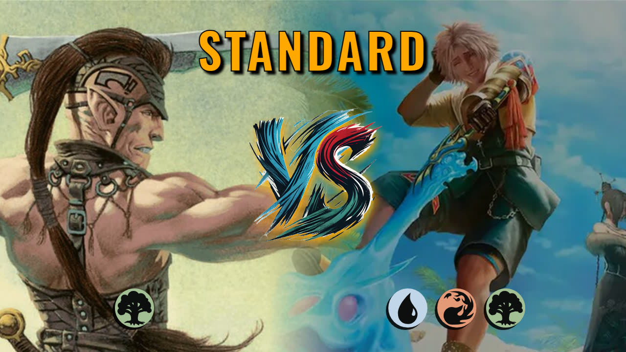 Watch MTG Arena Standard Video - Mono Green Aggro by utku VS Temur Midrange by s7ronin - 43f63b