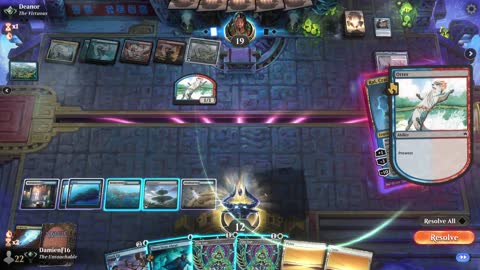 Watch MTG Arena Video Replay - Azorius Control by DamienF16 VS Izzet Control by Deanor - Traditional Standard Ranked