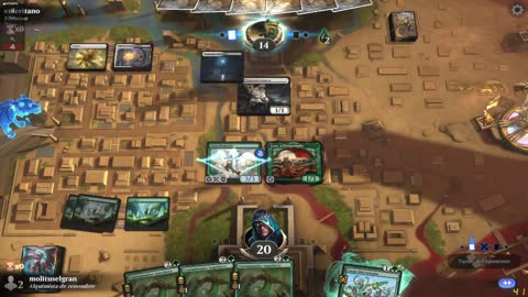 Watch MTG Arena Video Replay - Mono Green Aggro by molituselgran VS Orzhov Midrange by emeritano - Pioneer Play