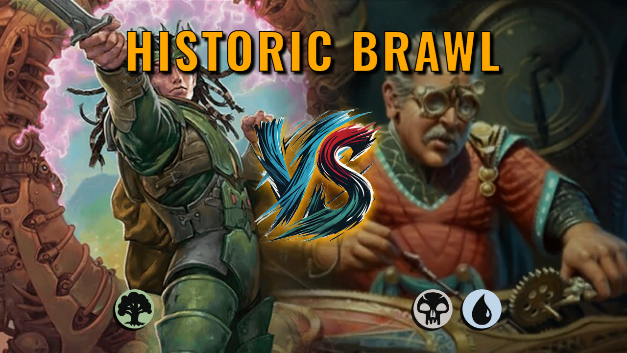 Watch MTG Arena Historic Brawl Video - Eladamri, Korvecdal by Warped Concept VS Rusko, Clockmaker by Donnie Darko - 038dd9