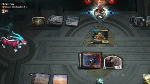 Watch MTG Arena Video Replay - Light-Paws, Emperor's Voice by saitama VS Rusko, Clockmaker by ChiSoxFan - Historic Brawl