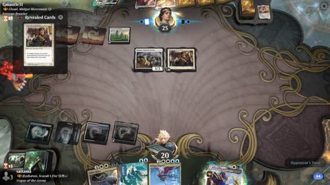 Watch MTG Arena Video Replay - Hashaton, Scarab's Fist by saitama VS Cloud, Midgar Mercenary by Gmantle31 - Historic Brawl